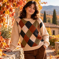 Argyle Sweater Knitting Pattern