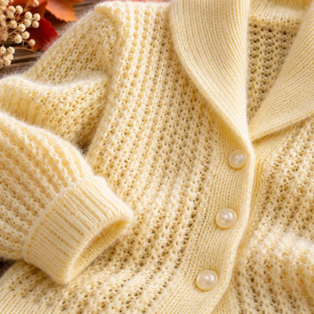 Vintage Women's Textured Cardigan Knitting Pattern