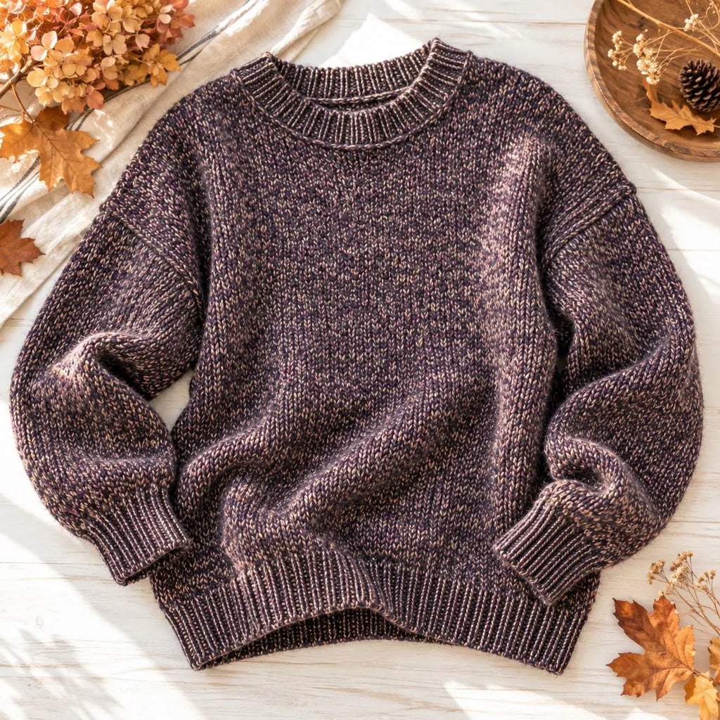 Vintage Textured Pullover Knitting Pattern