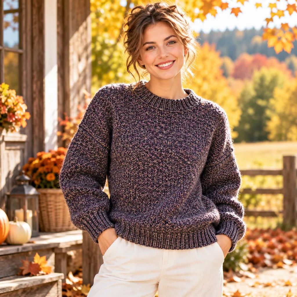 Vintage Textured Pullover Knitting Pattern