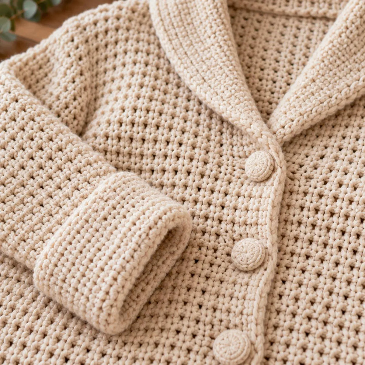 Vintage Longline Crochet Cardigan Pattern