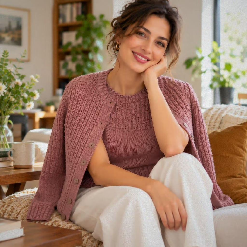 Vintage Cardigan & Pullover Knitting Pattern Bundle
