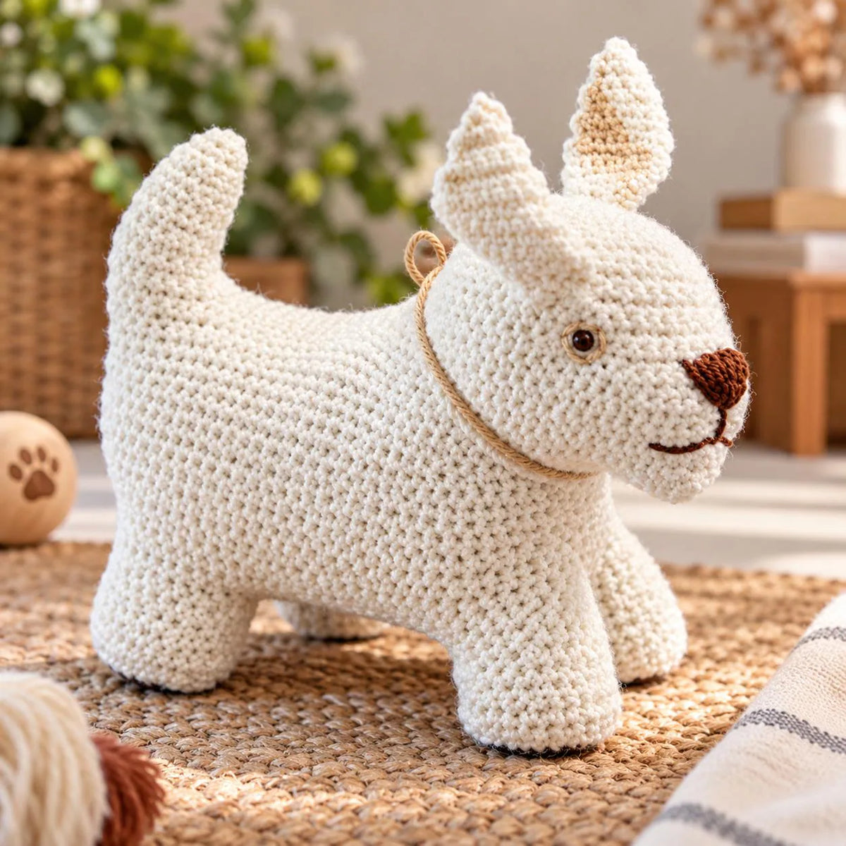 Vintage Crochet Dog Pattern