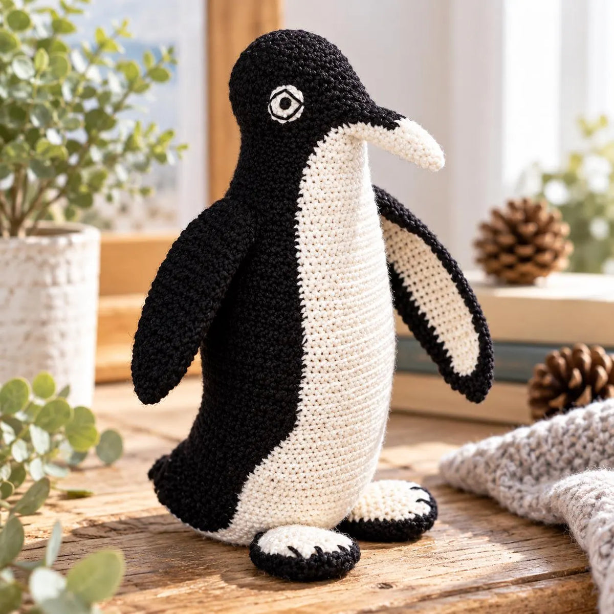 Vintage Crochet Penguin Pattern