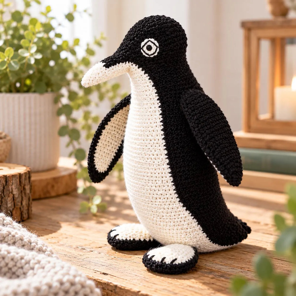 Vintage Crochet Penguin Pattern