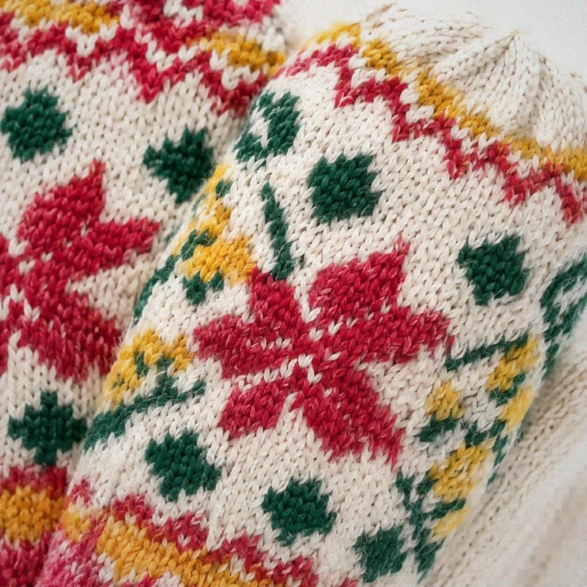 Children's Nordic Colorwork Mittens Knitting Pattern