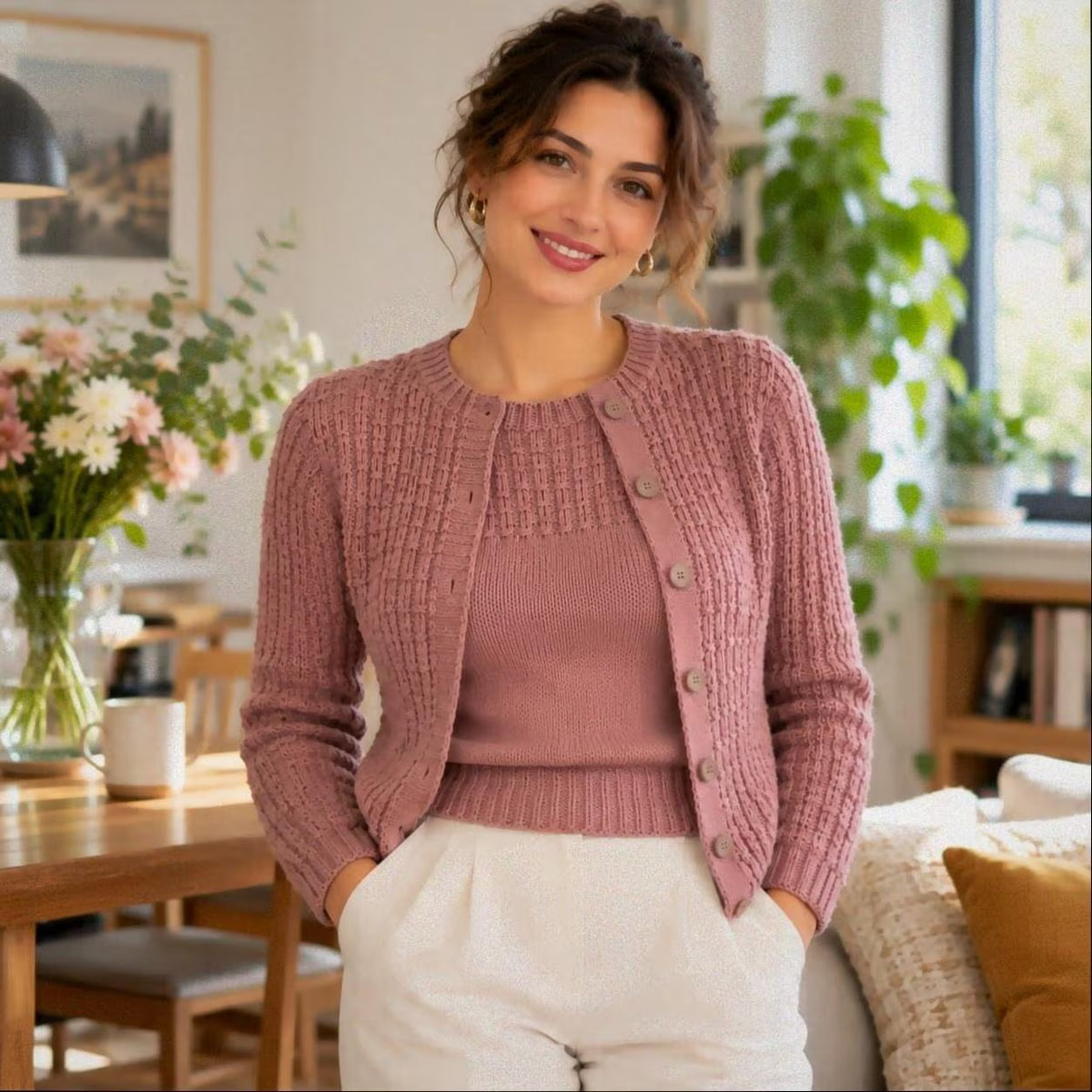 Vintage Cardigan & Pullover Knitting Pattern Bundle